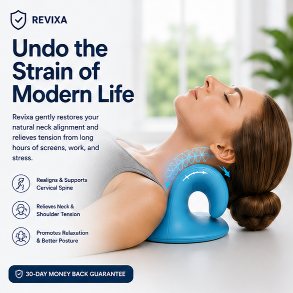Revixa™ Cervical Neck Support & Traction Pillow