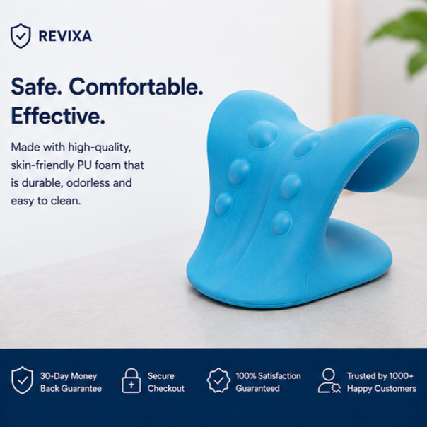 Revixa™ Cervical Neck Support & Traction Pillow